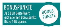 Bonuspunkte sammeln und bis zu 10% sparen.